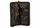Yento Scissor Shear Pouch in Leather- 12 scissors thumbnail