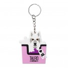 TAURO PRO LINE Keychain, WEST HIGHLAND WHITE TERRIER  thumbnail
