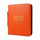 TAURO Faux Leather Scissor Case 10 Scissors, Orange thumbnail