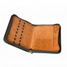 TAURO Faux Leather Scissor Case 16 Scissors, Blue thumbnail