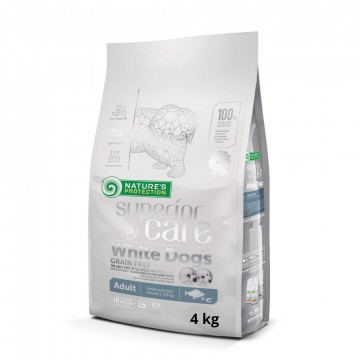 NPSC White Dogs Grain Free White Fish Adult Small and Mini Breeds 4 kg