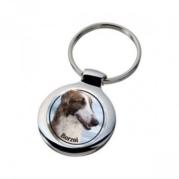 Borzoi nøkkelring -2