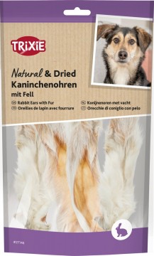 Trixie Kaninører M/Pels 100g
