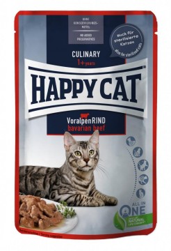 Happy Cat Pouches Culinary Adult M/Oksekjøtt 85g