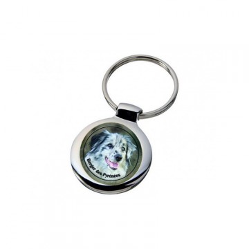 Pyreneisk Gjeterhund nøkkelring
