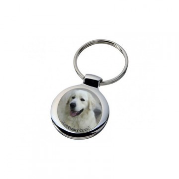 Slovakisk cuvac nøkkelring