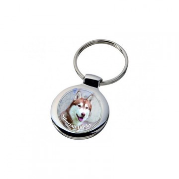 Siberian Husky nøkkelring