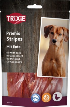 Trixie Ducky Stripes Tørket Andebrystfilè 100g