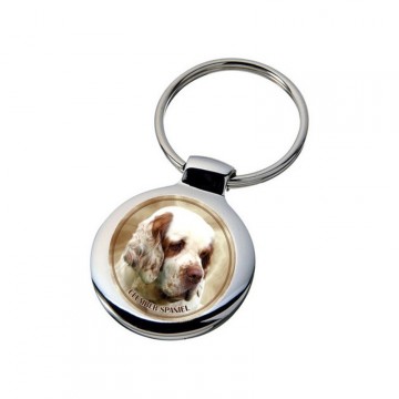 Clumber Spaniel nøkkelring